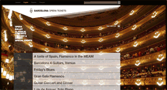 Desktop Screenshot of barcelonaoperatickets.com